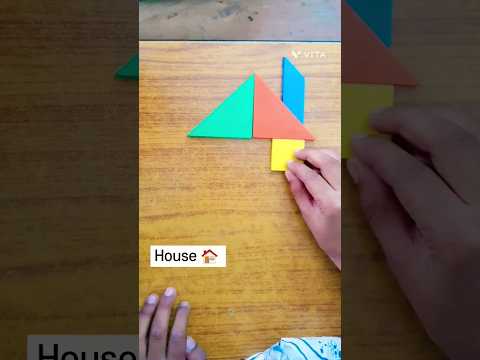 Tangram House 🏠                     #tangram