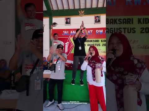 Acara jalan sehat warga RW 03 tambaksari kidul