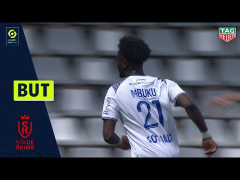 But Nathanaël MBUKU (30' - STADE DE REIMS) NÎMES OLYMPIQUE - STADE DE REIMS (2-2) 20/21