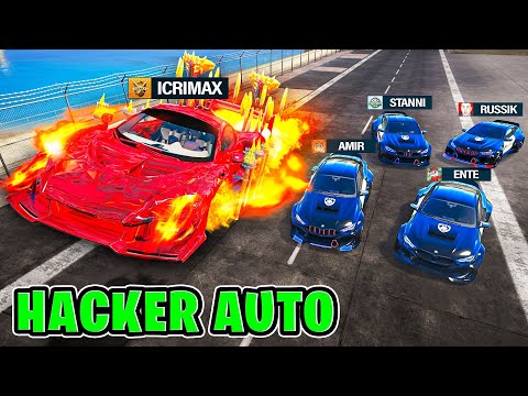 Ich CHEATE HEIMLICH mit HACKER AUTOS in GTA 5! 😂