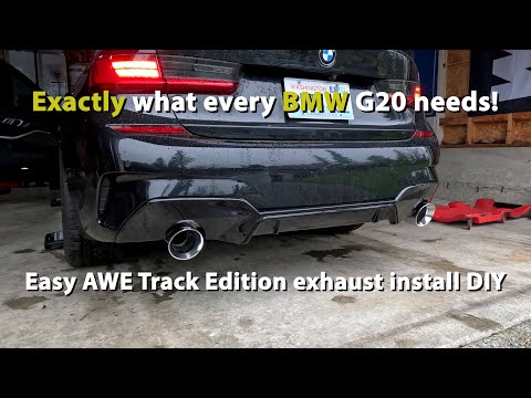 The exhaust your BMW G20 3 series deserves - AWE Tuning Track Edition DIY