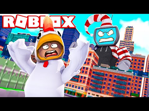 SCAPPIAMO DAL GIGANTE CATTIVO SU ROBLOX!!