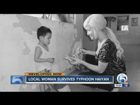 Local woman survives typhoon Haiyan