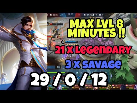 NEW WORLD RECORD GRANGER !! MAX LVL 8 MINUTES, LEGENDARY 4 MINUTES, SAVAGE 6 MINUTES MOBILE LEGENDS
