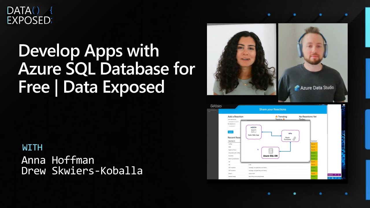 Develop Apps with Azure SQL Database for Free | Data Exposed