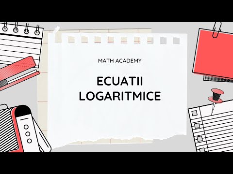 Ecuatii Logaritmice