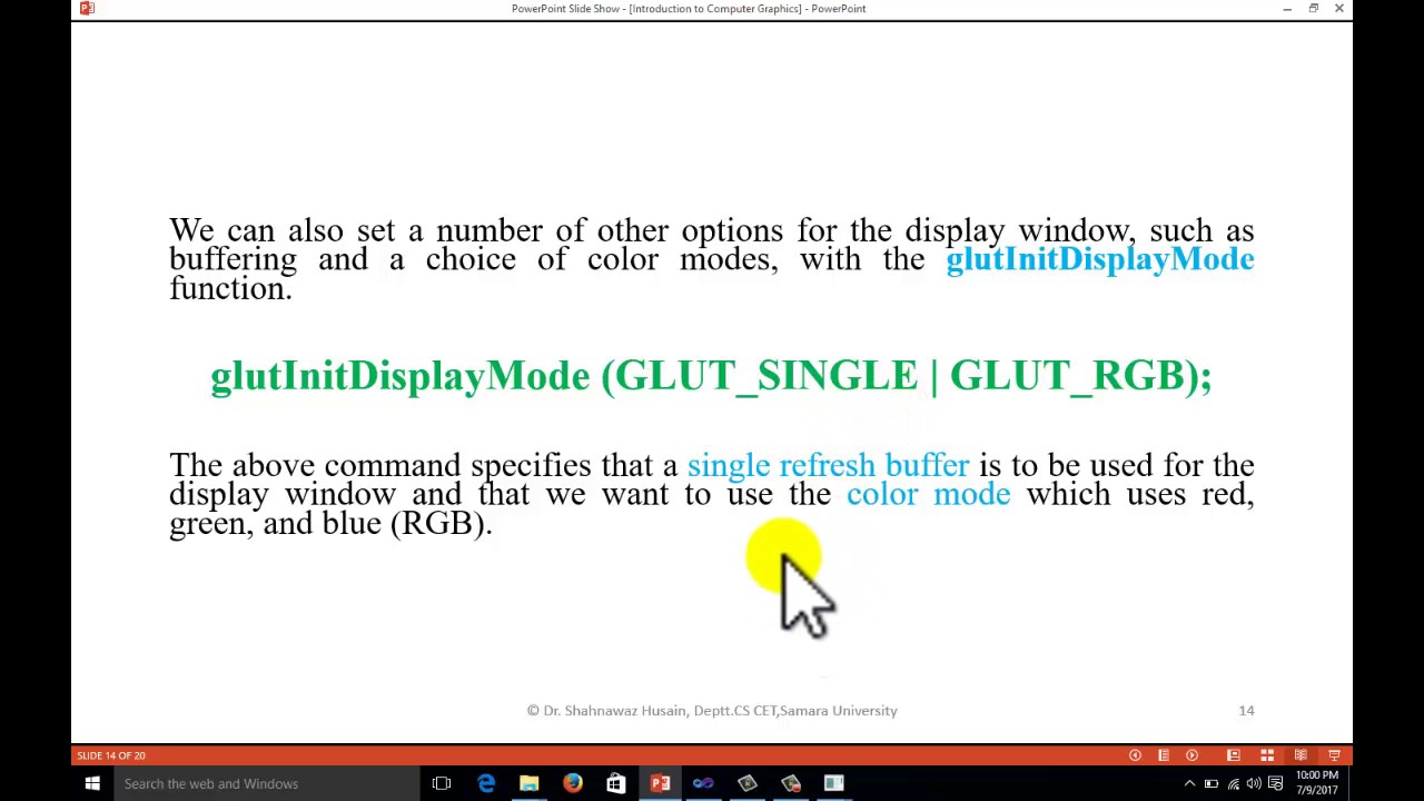 OpenGL Basic Code and Functions for Beginners