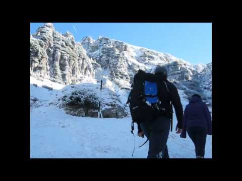 First snow on Bucegi Mountains