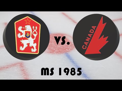 Mistrovství světa v hokeji 1985 - Finále - Československo - Kanada