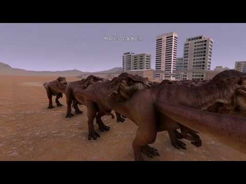 100 T-Rex vs 100 Predator - Ultimate Epic Battle Simulator