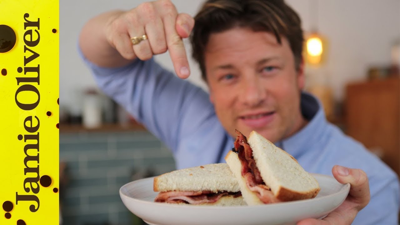 Breakfast bacon sandwich: Jamie Oliver