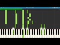 Not While I'm Around - Sweeney Todd, The Demon Barber of Fleet Street [Synthesia Piano Tutorial]