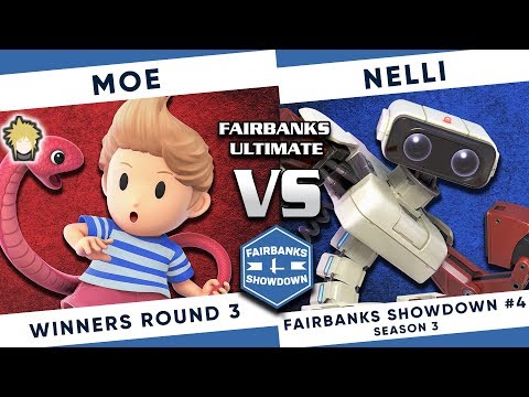 Fairbanks Showdown #4: Moe (Lucas, Cloud) vs Nelli (ROB) - SSBU Winners R3