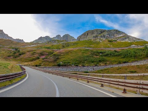Driving the Great St Bernard Pass, from Italy to Switzerland