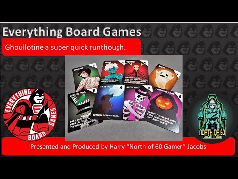 North of 60 with EBG presents Ghoullotine a playful card game
