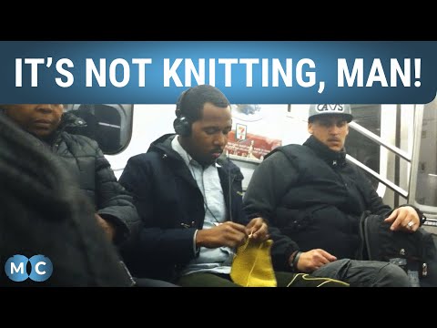 I crochet on the subway and I don’t care enough about what people think