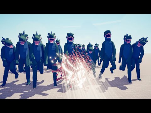 Tab Rex vs Every Unit - Totally Accurate Battle Simulator TABS