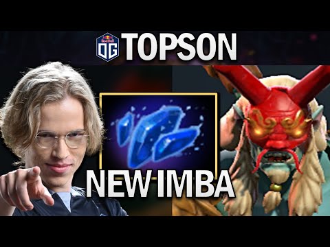 OG.TOPSON GRIMSTROKE WITH AGHANIMS SHARD - DOTA 2 7.28 GAMEPLAY