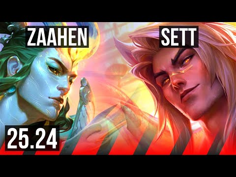 ZAAHEN vs SETT (TOP) | Good KDA: 9/1/8 | KR Master | 25.24