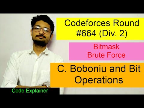 Boboniu and Bit Operations || Codeforces Round #664 (Div. 2) || Codeforces
