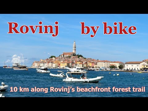 Rovinj beaches by bike