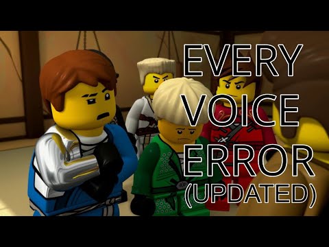 Every Voice Error in Ninjago (Updated)