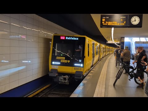 U-Bahn Berlin | Mitfahrt in der kompletten U2 von Pankow bis Ruhleben im JK24 6513-1