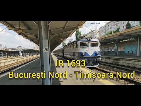 Trenul IR 1693 București Nord - Timișoara Nord in Gara de Nord - 12.07.2021