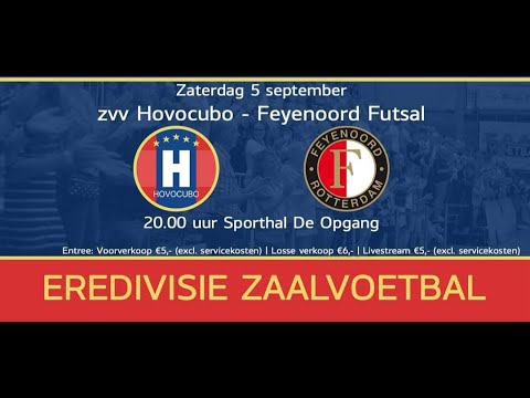 2020-09-05 Zaalvoetbal, Eredivisie, Hovocubo-Feyenoord Futsal, samenvatting Hovocubo TV