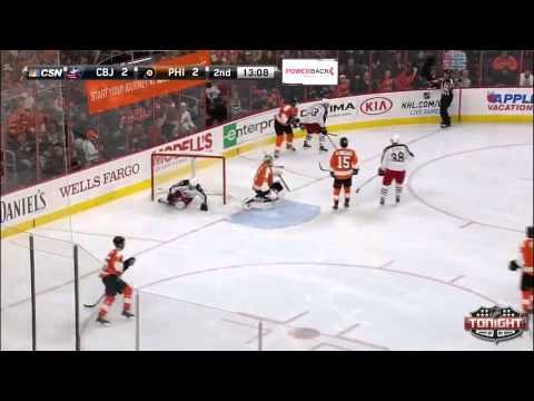Game 15. Philadelphia Flyers vs Columbus Blue Jackets (14 november 2014)