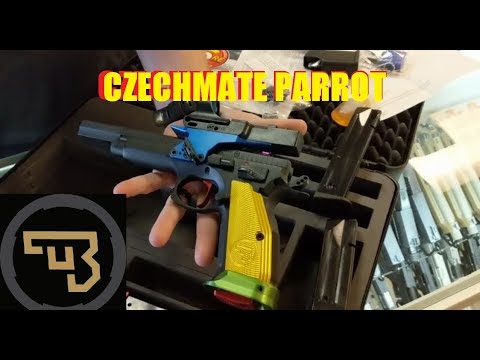 CZ Custom 75 TS Czechmate Parrot 9mm Unboxing