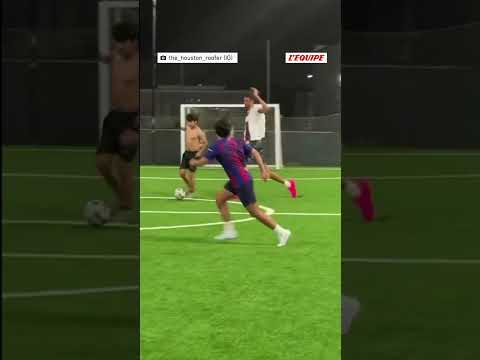 📸 La dédicace de Wembanyama à Mbappé en pleine partie de foot #shorts #wemby #mbappe