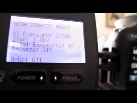 Canon T3 Review using Promote Control with Shutter Release Cable