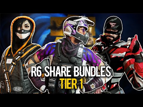 R6 SHARE BUNDLES - Pro Team SKINS, Exclusive Backgrond Cards - Showcase IN-GAME - Rainbow6 Siege