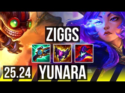 ZIGGS & Milio vs YUNARA & Xerath (ADC) | EUW Master | 25.24