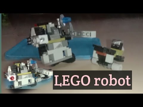 how to  build LEGO brick mini cube transformer Robot