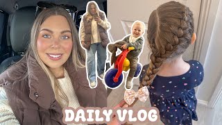 Daily family vlog - groceries, Elsa Braids & cooking!