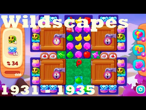 Wildscapes Level 1931- 1935 HD Walkthrough | 3 - match game | gameplay | android | ios | pc | app