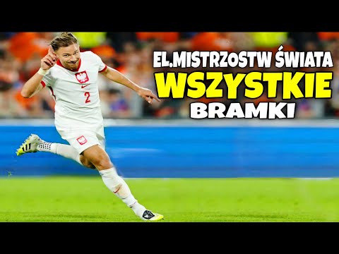 WSZYSTKIE BRAMKI ELIMINACJE MISTRZOSTW ŚWIATA 2025 🇵🇱