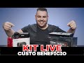 KIT LIVE Custo Benefício Câmeras Acessíveis Canon R800