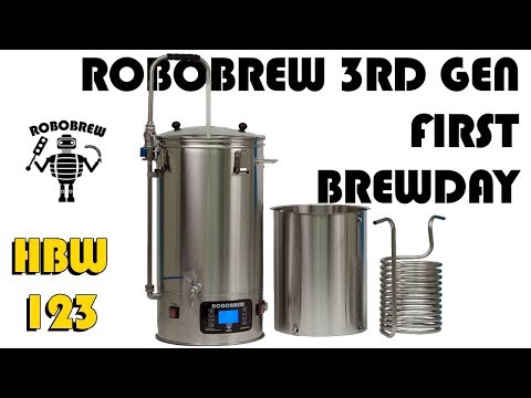 HBW123 - Robobrew first brewday