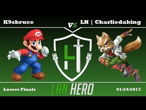 LAN Hero Tuesday #12 Charliedaking (Fox) Vs K9sbruce (Diddy Kong) - Losers Finals