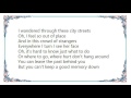John Anderson - You Can't Keep a Good Memory Down Lyrics