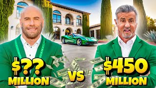 John Travolta vs Sylvester Stallone - WHO IS RICHER