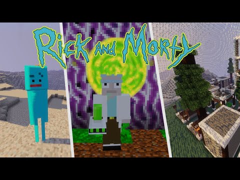 How I Turned Minecraft Into Rick and Morty With Mods