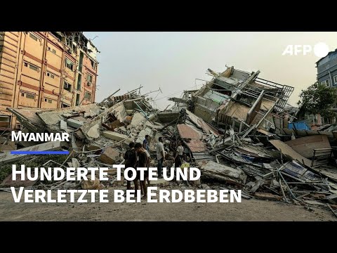 Erdbeben in Myanmar: Mindestens 144 Tote | AFP