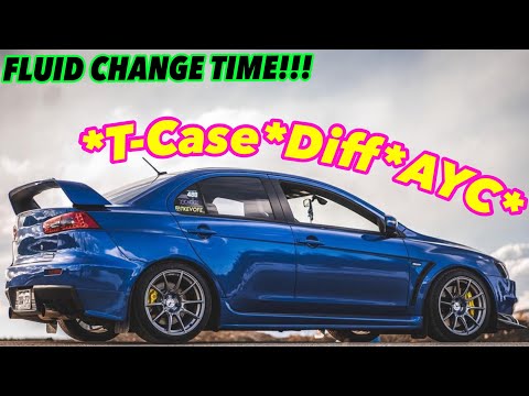 Evo X Drivetrain Fluid ChangeT-case•Rear Diff•AYC