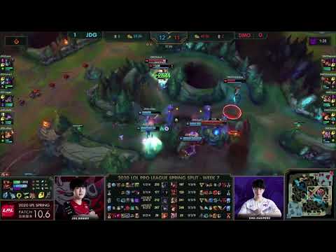 Kanavi flies into DMO's backline | JDG vs DMO | LPL 2020 Spring