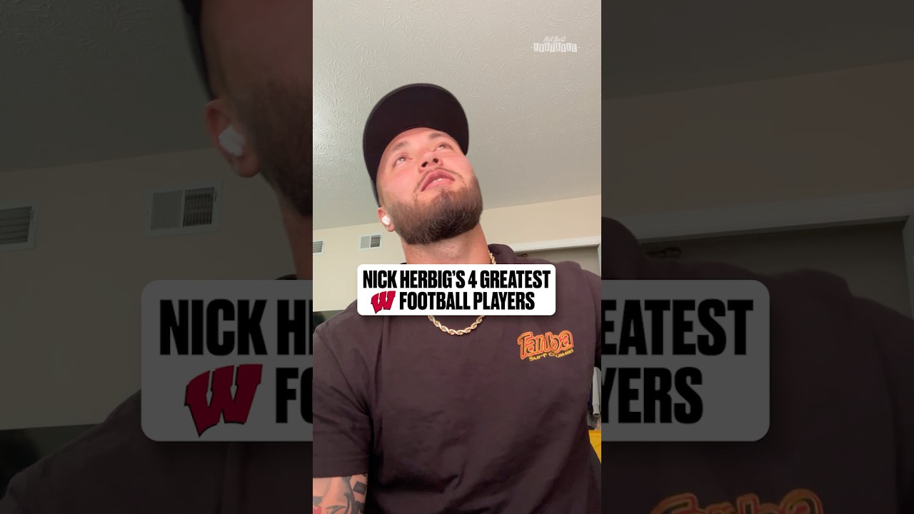 Who did Nick Herbig leave off? 🤔 #wisconsin #cfb