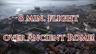 Virtual Ancient Rome in 3D - Aerial view of detailed reconstruction